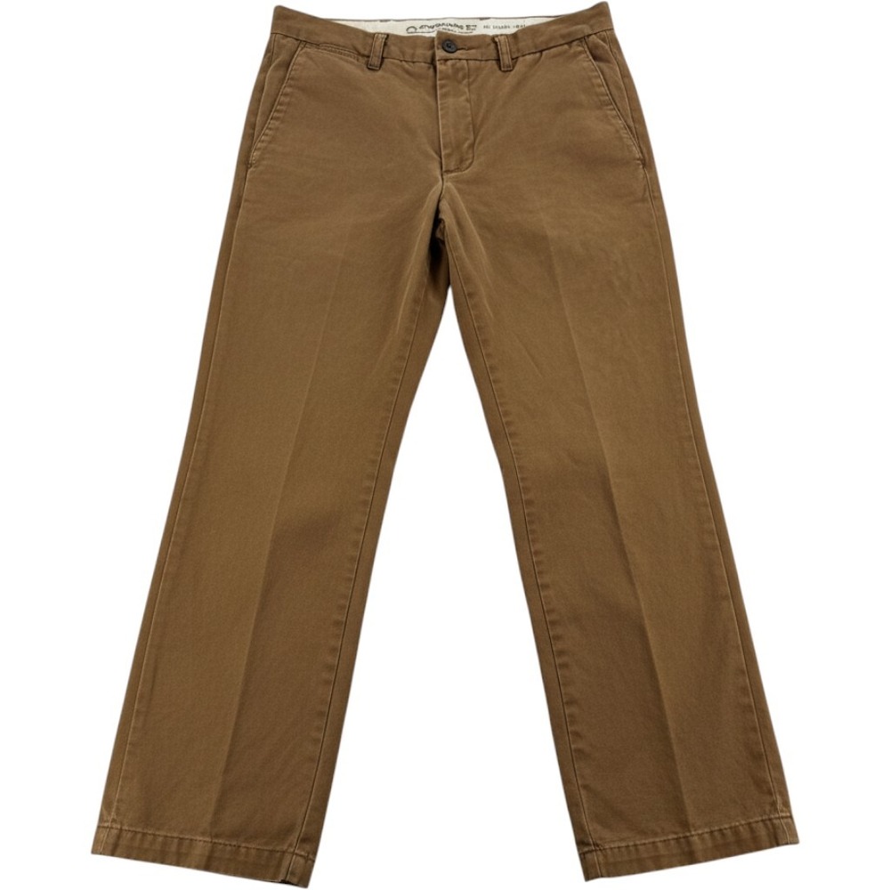 Dockers Pants 33x30 D1 Slim Fit Brown Cotton Chino Trousers